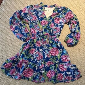 Lilly Pulitzer Blue and Pink Floral Dress